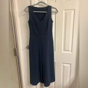 Banana Republic Elegant Navy Sleeveless Jumpsuit